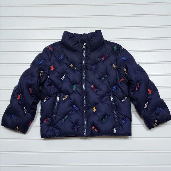 Polo Ralph Lauren Toddler Logo Down Jacket - Picture 1 of 10